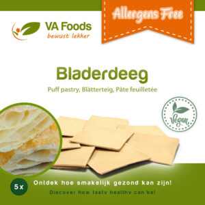 Glutenvrij bladerdeeg VA Foods allergeenvrij coeliakie