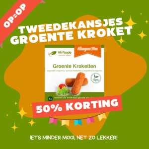 glutenvrije kroket korting sale groente vega kroket VA Foods