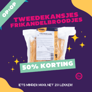 NOMM'it Glutenvrije Frikandelbroodjes halal aanbieding - tweedekans