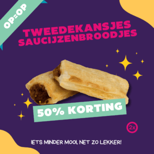 NOMM'it Tweedekansjes Saucijzenbroodjes (vegan)